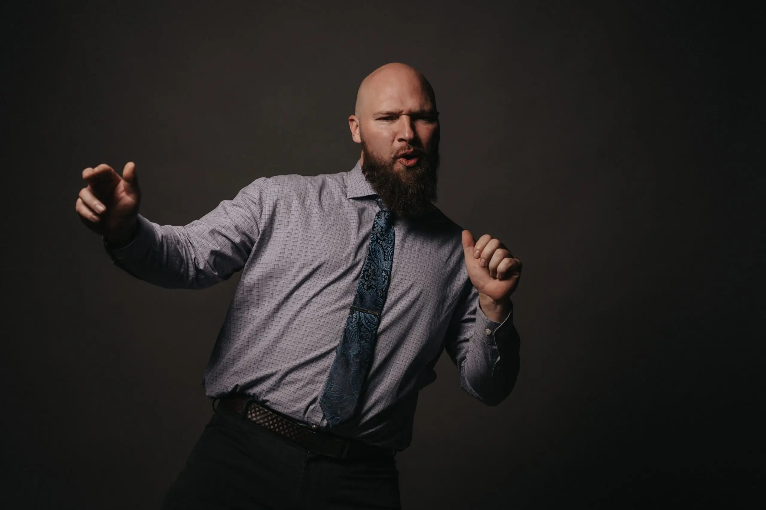 DJ Ross creating the perfect vibe on the decks