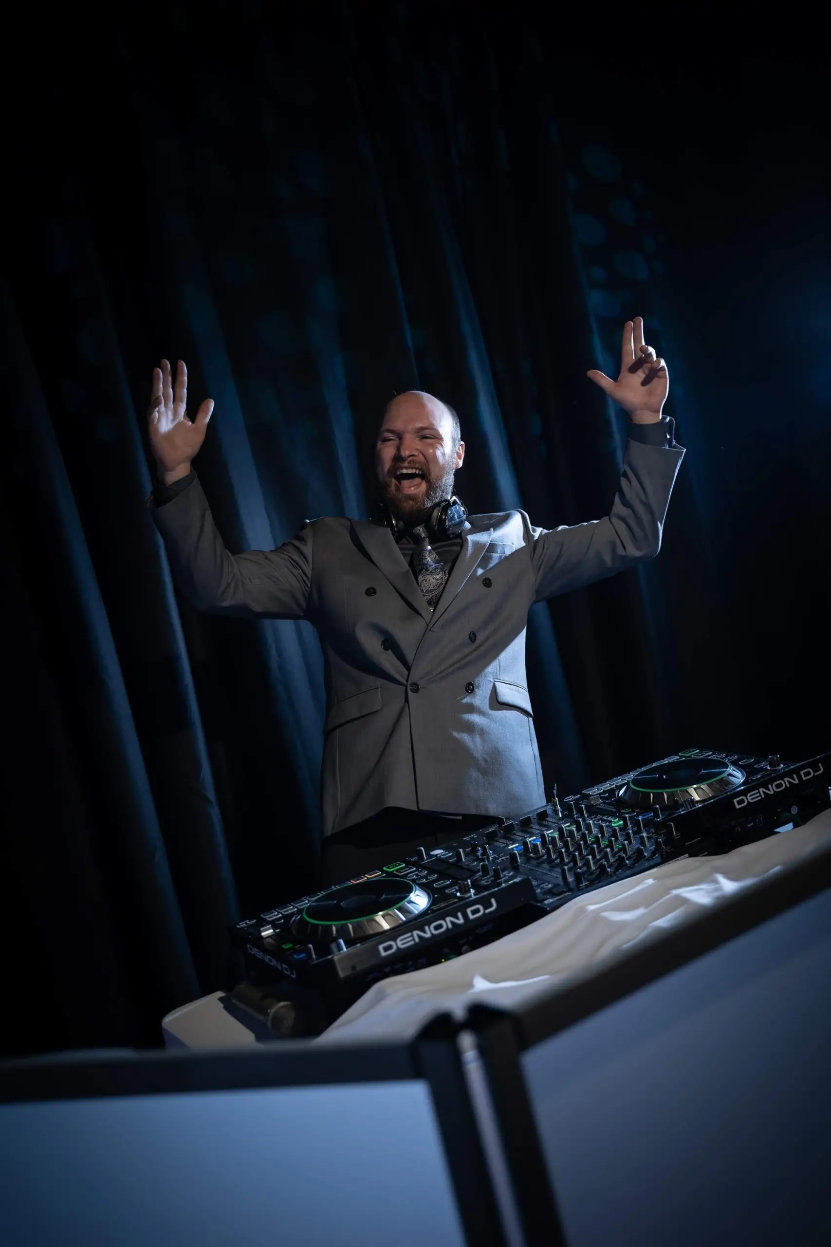 Birthday party dance floor led by DJ Ross