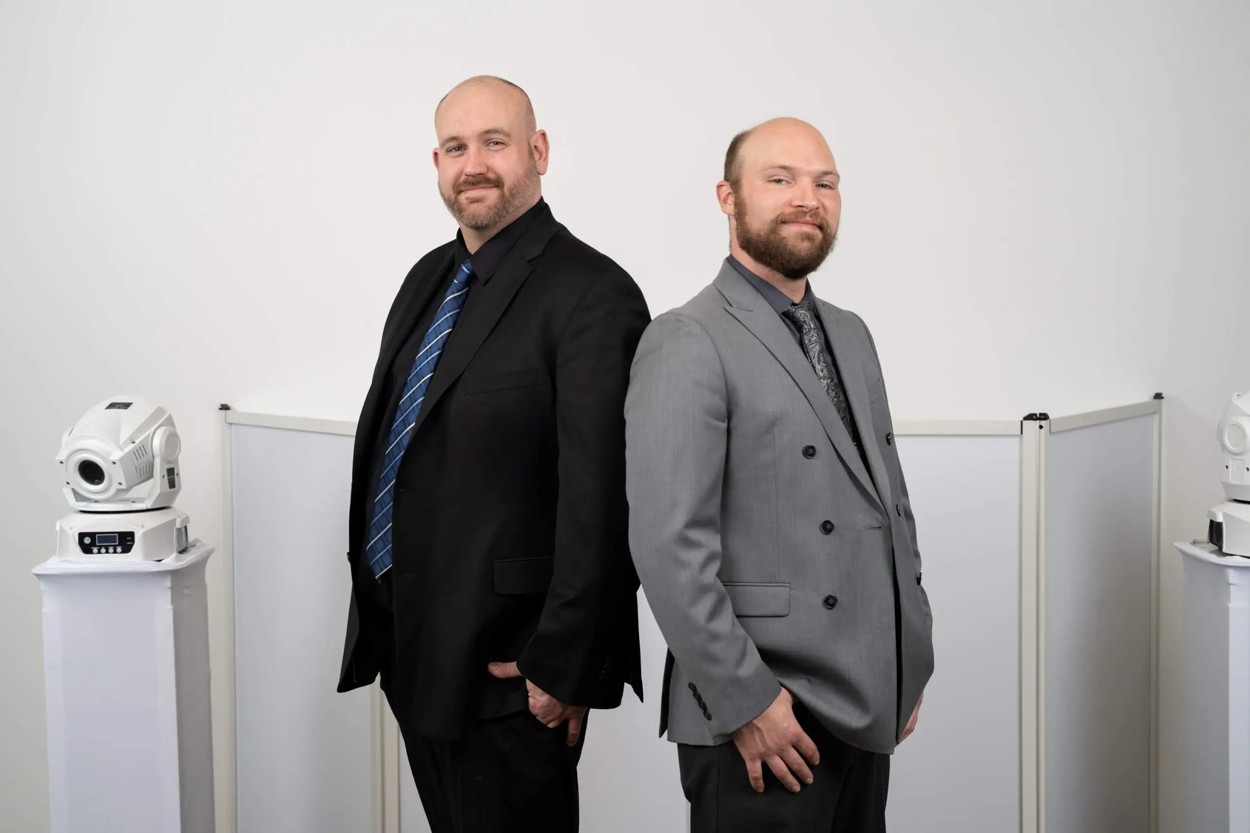 Ross and Chris ready for the event